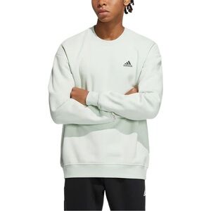 Adidas Essentials Fleece Sweatshirt in Linen Green